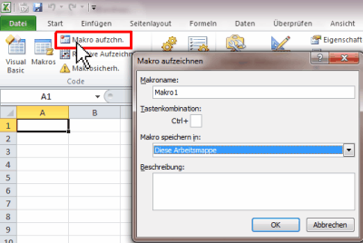 Makro aufzeichnen