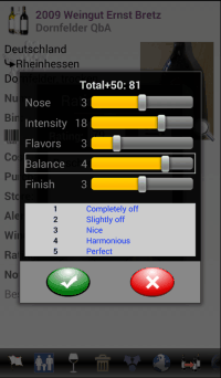 Winetracker - Bewertung