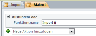 Access 2010 Funktion ausführen