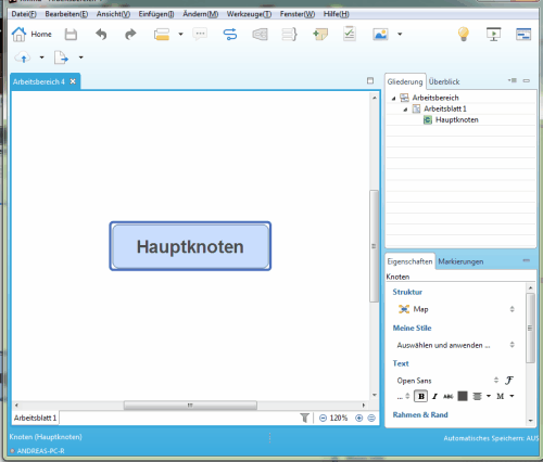 XMIND Hauptknoten