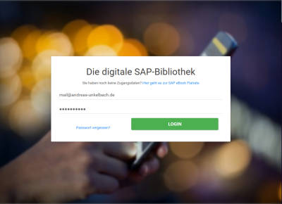Die digitale SAP-Bibliothek LOGON