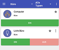 Arbeitszimmer im Smarthome Arbeitszimmer im Smarthome