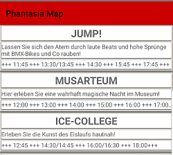 Phantasia Map SHOWS