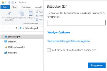 Bitlocker entsperren