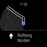 Navigation an der Smartwatch