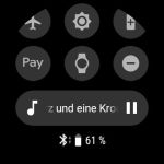 Media Controll an der Smartwatch Media Controll an der Smartwatch