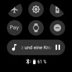 Media Controll an der Smartwatch
