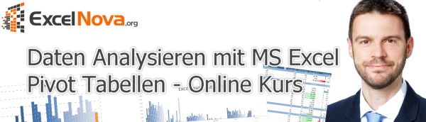 ExcelNova.org : Daten Analysieren mit MS Excel Pivot Tabellen ExcelNova.org : Daten Analysieren mit MS Excel Pivot Tabellen
