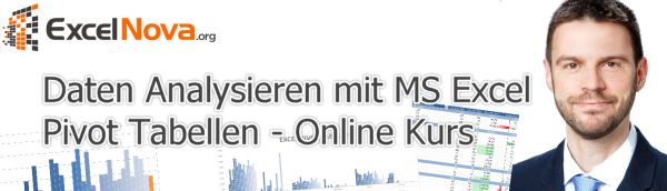 ExcelNova.org : Daten Analysieren mit MS Excel Pivot Tabellen