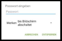 openkeychain Passwort eingeben