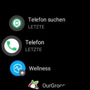 Systemapp Wear OS Telefon und Fossil Wellness