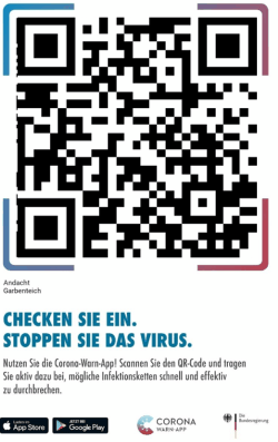 Corona Warn App Druckversion QR Code