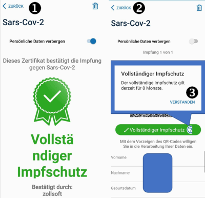 ImpfpassDE Impfschutz Sars-Cov-2