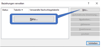 Daten Beziehungen verwalten Daten Beziehungen verwalten