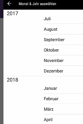 Monat und Jahr