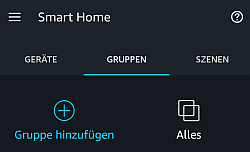 Alexa Smart Home Gruppen