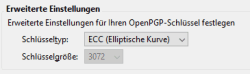 Key Type - ECC