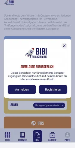 Anmeldung erforderlich